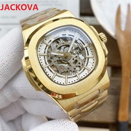 high quality hollow dial skeleton watches 2813 mechanical automatic movement 904L stainless steel women men watch waterproof Wrist331W