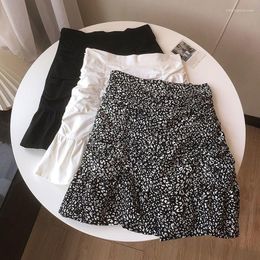 Skirts Pants With Leopard Print 2023 Summer High Waist Fishtail A-line Faldas Fashion Clothes For Women