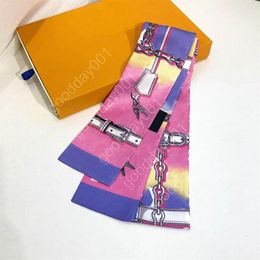 Luxury Designer Design Woman's Scarf Fashion letter copy Handbag Scarves Neckties Hair bundles 100% silk material Wraps A233h