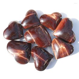 Decorative Figurines 1 Kg Natural Red Tiger Eye Stone Crystal Heart
