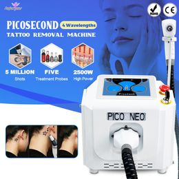 Portable Picosecond Laser Machine Picosecond 532 755 1064 1320nm Picolaser Skin Tightening Tattoo Removal Machine Skin Rejuvenation Beauty Salon Equipment