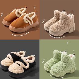 Womens Slides Slippers Boot Winter Girls Chesut Black Grey Purple Green Beige Brown Fashion Outdoor Sports Sneakers Size 36-4 20