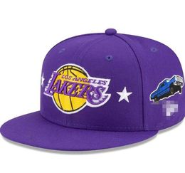 2023 American Basketball Los Angeles LAL Snapback Hats 32 Teams Luxury Designer HOU OKC PHI LAC Casquette Sports Hat Strapback Snap Back Adjustable Cap A9