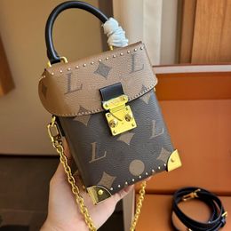 Designer-Einkaufstasche „Camera Box“, FRAU, modische Kettentasche, kleine quadratische Handtasche M82465
