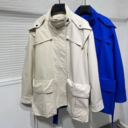 Men's Trench Coats Vb1363 Fashion Men's & Jackets 2023 Runway Luxury European Design Party Style Clothing