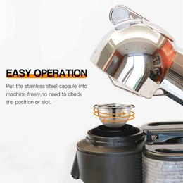 Stainless Steel Coffee Philtres For Nespresso Vertuoline Plus ENV150 Refillable Coffee Capsule Pod Vertuo Plus 210331277L