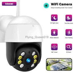CCTV Lens ICsee 2K IP Outdoor HD 4MP WiFi Camera Surveillance PTZ Camera AI Tracking Protect Security Cam H.265 Support YQ230928