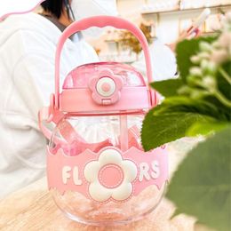 Water Bottles Big Portable Bottle Large Capacity Cup Ton-ton Barrel Childrens Womens High Colour Value