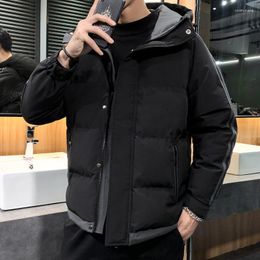 Men's Trench Coats Winter Cotton Coat Short Warm Youth Korean Edition Fashion Versatile Wear