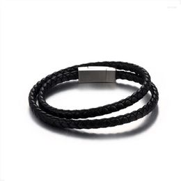 Charm Bracelets Personalize Braided Wrap Leather For Men Women Vintage Life Wristbands Girl Boy Gifts