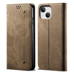 Jeans Phone Cases For Iphone 15 14 13 12 11 Mini Plus Max X XR XS 8 7 Wallet PU Leather Cover Case Fundas