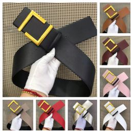 Luxury Designer Elastic Belt Fashion belts women Black leather Metal buckle brand accessories for woman width 7CM waistband G23092814Z-6