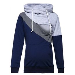 Maternity Tops Tees Maternity Sweatshirt Women Nursing Maternity Long Sleeves Hooded Breastfeeding Hoodie Pregnant Women Long Sleeve Hooded Sweater 230928