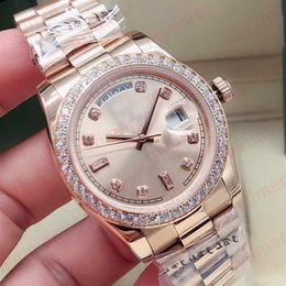 36mm Fashion Rose Gold Men Automatic mechanical JUBILEE Bracelet Designer Womens Ladies Mens Watch Diamond Watches Wristwatches 20303T