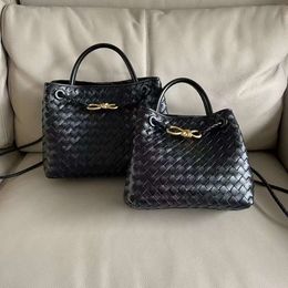 Andiamo 2024 Classic Bottgs Designer Ladies Venet Cassette Bags Bag Woven New Women's Leather Shoulder Crossbody Handbag Trend Af90