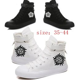 Dress Shoes TV Show Supernatural Lace up Sneakers Casual Canvas 230927