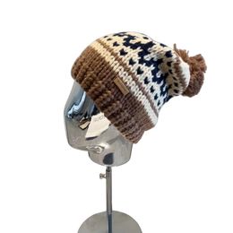Designer Brand Men's Women Luxury Beanie Hat Winter thick knit hats