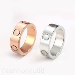 4mm 5mm 6mm designer rings fashion wedding ring plated rose gold silver Jewellery couple Jewellery gift classical casual womens ring smooth delicate zb010