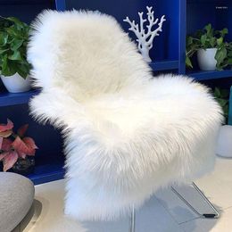 Carpets Fur Faux Sheepskin Soft Carpet Seat Cushion Floor Fluffy Furry Warm Living Room Bedroom Chair Sofa Cover No Hair Loss