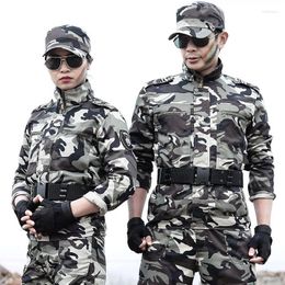 Men's Tracksuits Spring And Summer Thin Camouflage Suits Wear-resistant Overalls Labor Insurance Training Outdoor Tooling