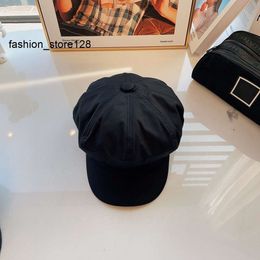 good Women's Leisure Designer Ball cap Summer Vacation Dating Fashion Genuine Leather Material Metal Triangle Letter Printing casquette