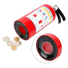 Novelty Items Money Saving Box Birthday Gift for Kids Fire Extinguisher Boxes Plastic Creative Coin Piggy Banks 230928