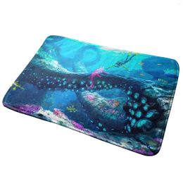 Carpets Underwater Entrance Door Mat Bath Rug Video Game Deep Water Pc Anti-Slip Bedroom Kitchen Foot Floor Carpet