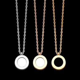 High Polished Classic Design Women Earrings Necklace Stainless Steel Gold Silver Rose Colors Sets Heart Love Pendant Trendy Jewelr236e