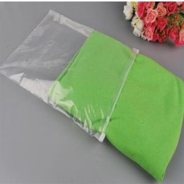 Customize logo Clear Plastic Storage Bag Zipper Seal Travel Bags Zip Lock Valve Slide Seal Packing Pouch For Cosmetic Clothing263x