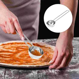 Baking Tools Spread Spoon Pizza Supply Sauce Kitchen Cutlery Chilli BBQ Stainless Steel Spreading Creative Tableware Espresso