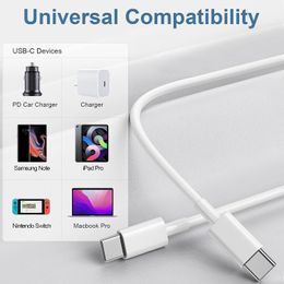 Iphone 15 100W Fast Charge Cable USB C to USB C Cord for iPhone 15/15 Pro/15 Pro Max/15 Plus iPad Pro Air5 MacBook Air