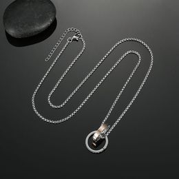 2023SS Luxury Pendants necklace designer jewelry men's and women's pendant diamond stainless steel necklaces for couples christmas gift with original NO box