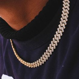 Miami Chain Two Rows Sterling Silver Hand Setting Iced Out Zirconia Stones Price Cuban Link Chain