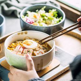 Bowls 1pc Japanese Style Retro Underglaze Colour Creative Ceramic 6 Inch Rice Bowl Home Kitchen Restaurant Supplies Salad Soup