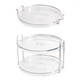 Plates Dessert Fruits Serving Tray With Handles Multifunction Cosmetic Storage Trays