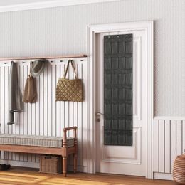 Storage Boxes 24/28 Over The Door Hanging Shoe Organiser Washable Mesh Pockets Rack For Closet