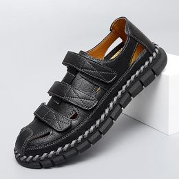 Sandals Big Size 38-47 Men Summer Breathable Outdoor Comfortable Soft Beach Shoes Lightweight Casual