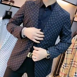 Men's Suits 2023 High-end Small Suit Jacket Korean Version Of The Trend Slim Spring And Autumn Single