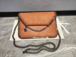 Stella McCartney Chain Bag 1:1 Mirror Quality Women Fashion Shoulder Bag Classic Coin Emblem Luxury 874 Designer Bag