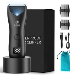 Clippers Trimmers Professional Groin Body Hair Trimmer Ball Shaver for Men Grooming Clipper Rechargeable Ceramic Bikini Epilator 230928