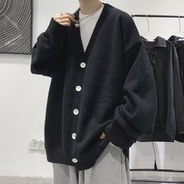 Men's Sweaters Sweater Men Warm Fashion Casual Knitted Coat Loose Long-sleeved Mens Jumper Clothes