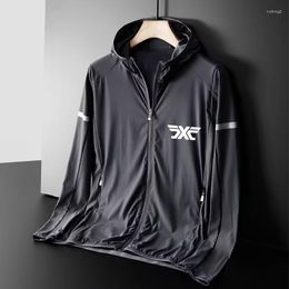 Men's Tracksuits Men Women Golf Spring Autumn Tops Fashion Windbreaker Jackets Quick Dry Sunscreen Waterproof UV Outwear Sports Cycling