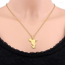 Pendant Necklaces Necklace Stainless Steel Chain Women Girls Gold Silver Plating Fashion Jewellery Party Gift 2023 Style HN23