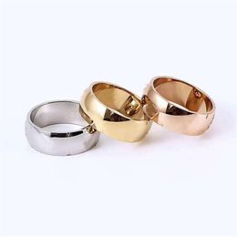 High Quality Stainless Steel Couple Band Rings Fashion Jewellery Men Casual Vintage Rings Women Gifts Size 5-11227K
