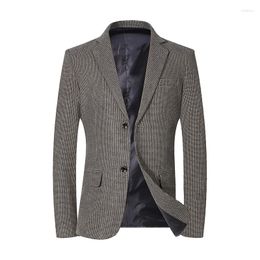 Men's Suits 2023 Fashion Everything High Quality Handsome Two Color Toothpick Strip Young And Middle-aged Leisure Suit Jacket