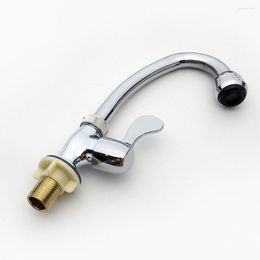 Kitchen Faucets Sink Taps Single Lever Cold Water Mixer Quick Open Faucet 360 Degree Swivel Spout