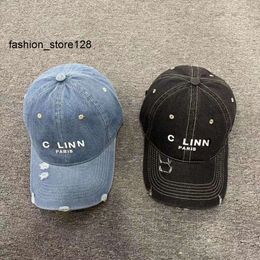 good Denim Material Summer Designer Ball Caps Couple Fashion Holiday Tourism Water Wash Old Letter Print casquette