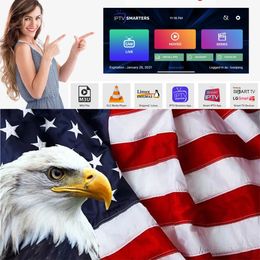 4K HD 1/3/6/12 Ay Destek Android TV Kutusu Stb Ott Amerika Birleşik Devletleri Birleşik Krallık Fransa