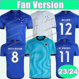 2023 24 Cruzeiro William Mens Soccer Jerseys Hado W.Ribeiro M.Vital Home Away 3Rd Short Sleeves Football Shirts Aldult Short Sleeve