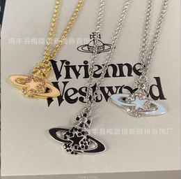 Pendant Necklaces European and American high-quality popular Jewellery New Enamel Blue Star Necklace Star to Run Collar Chain Female